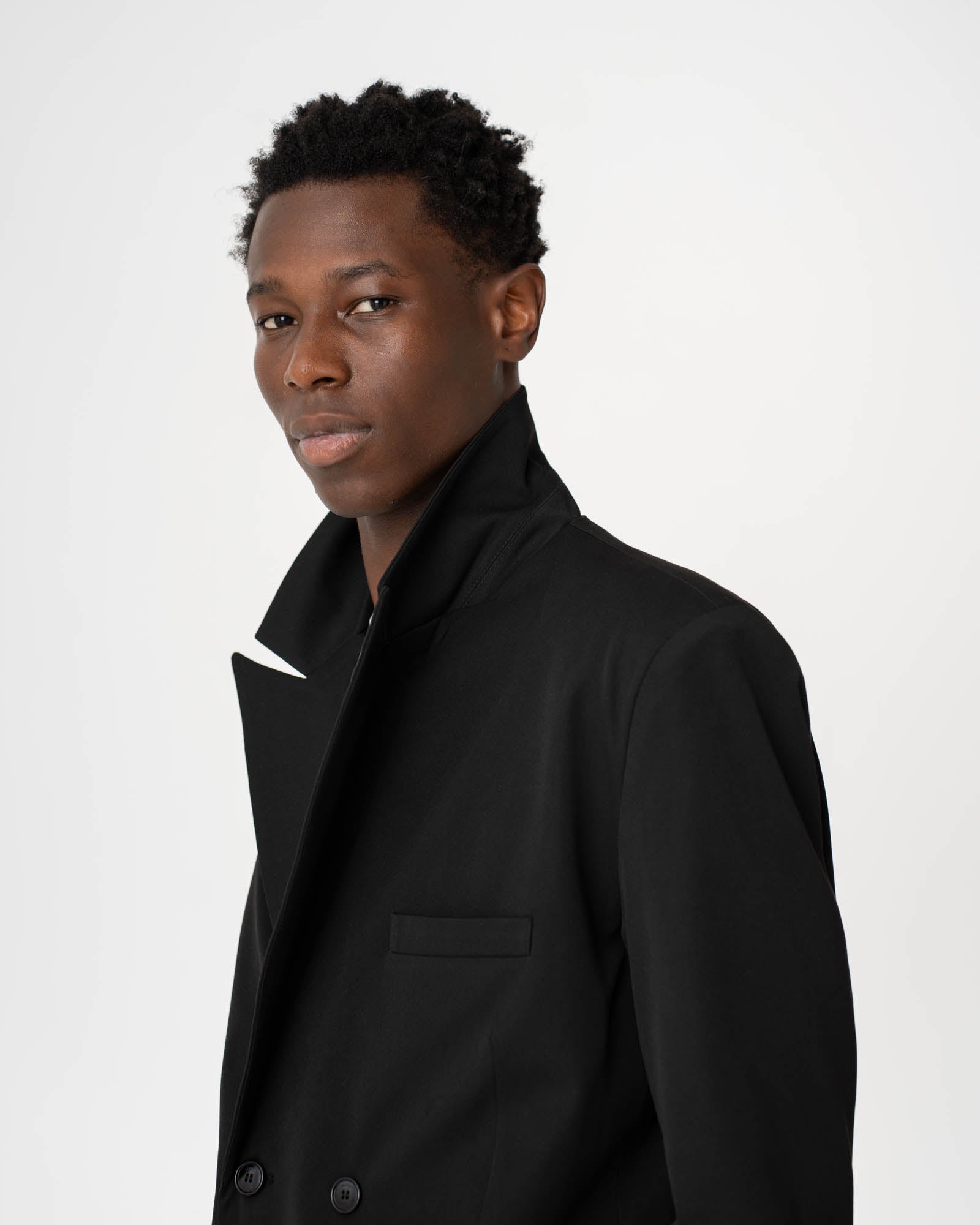 Double Breasted Blazer Black