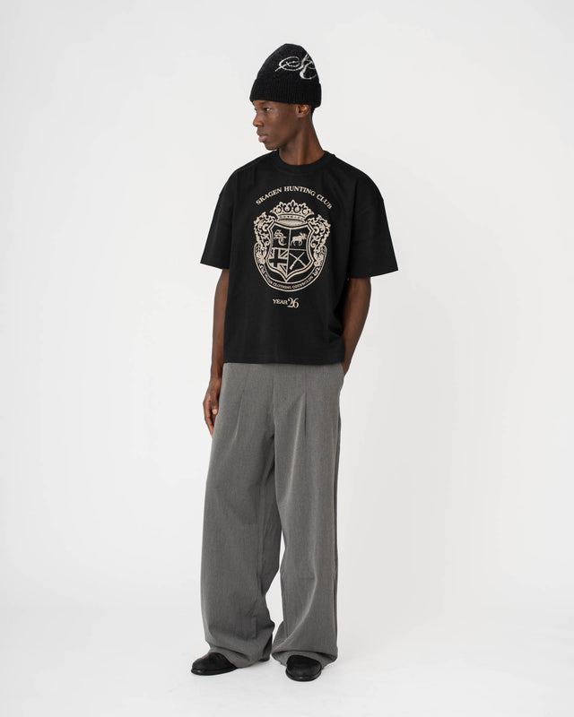 Graphic T-Shirt 'Country Club' Black