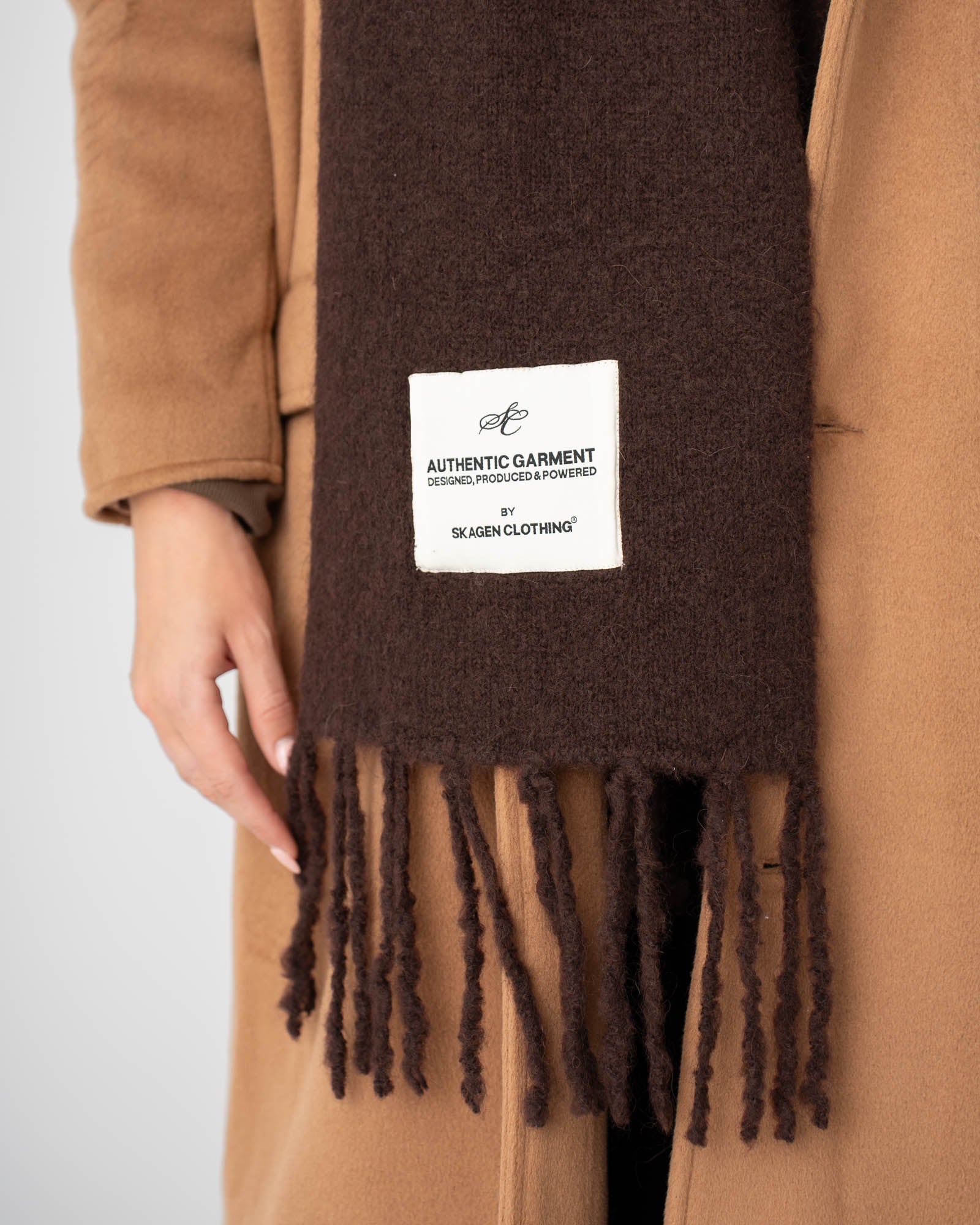 Alpaca Scarf Brown