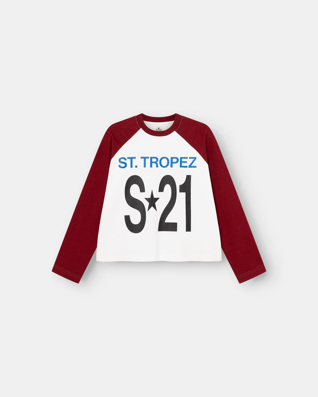 St. Tropez Raglan Longsleeve Bordeaux