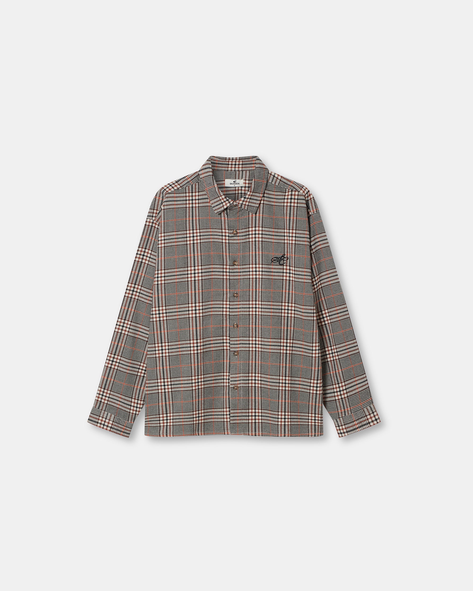 Checked Flannel shirt Sandstone