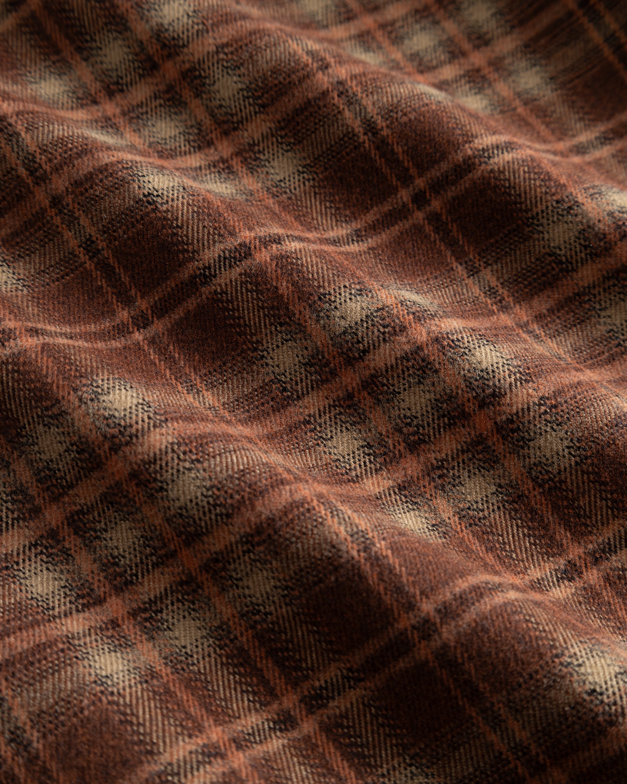 Checkered flannel shirt Bordeaux