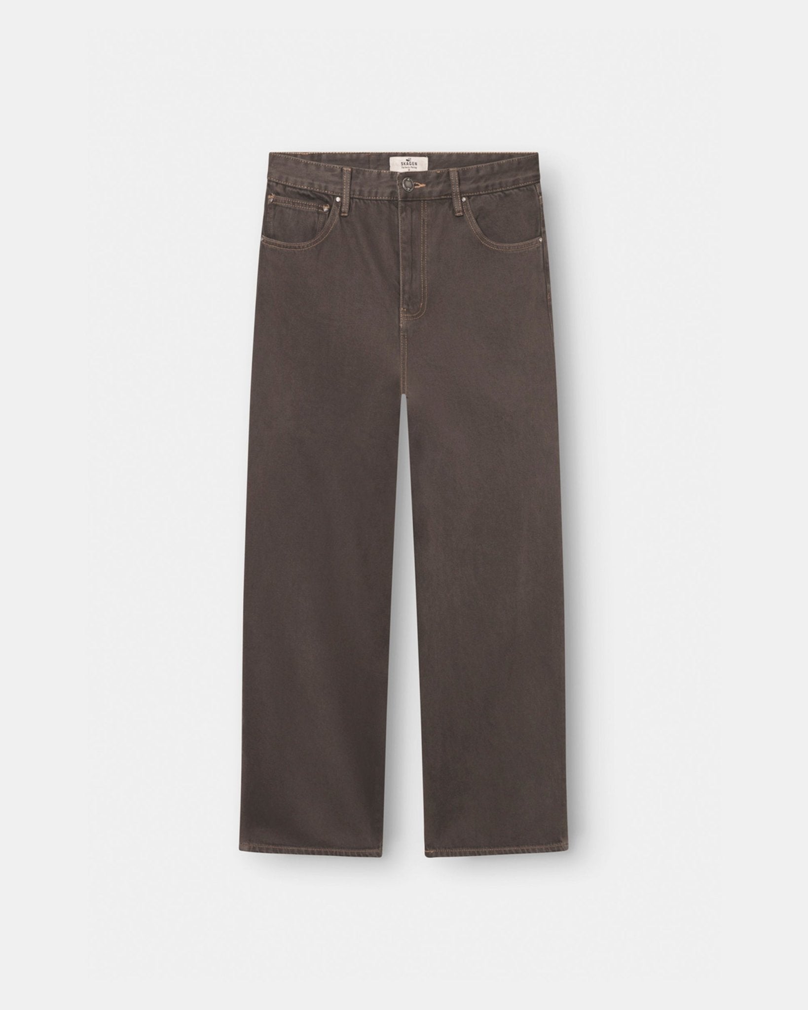 Baggy Denim Jeans Brown | Skagen - clothing.dk