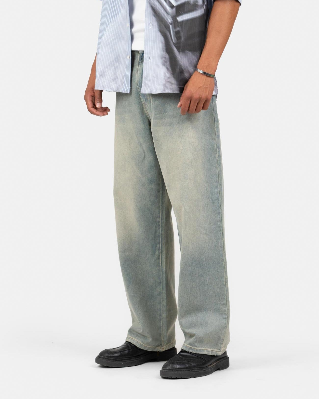 Baggy Denim Jeans Light Blue Vintage Wash | Skagen - clothing.dk