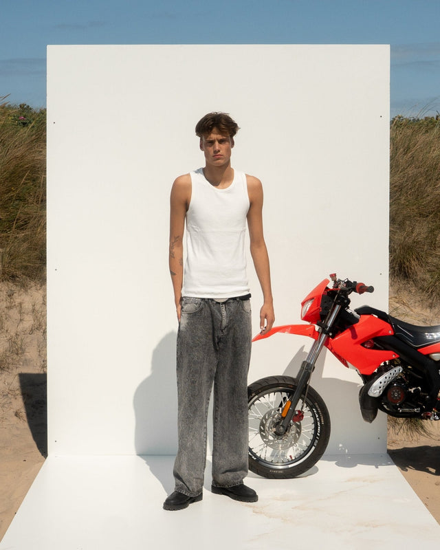 Baggy Denim Jeans Washed Grey | Skagen - clothing.dk
