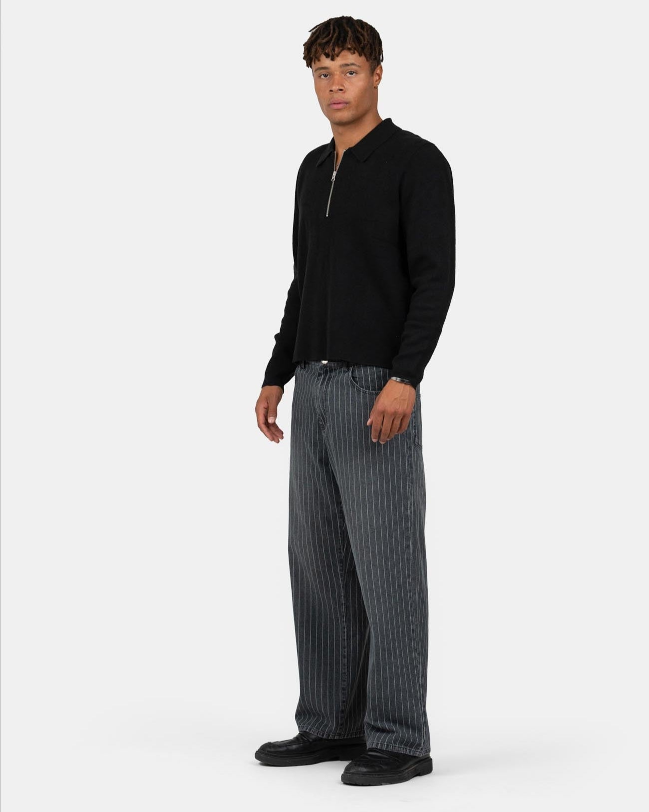 Baggy Denim Jeans Washed Pinstripe | Skagen - clothing.dk