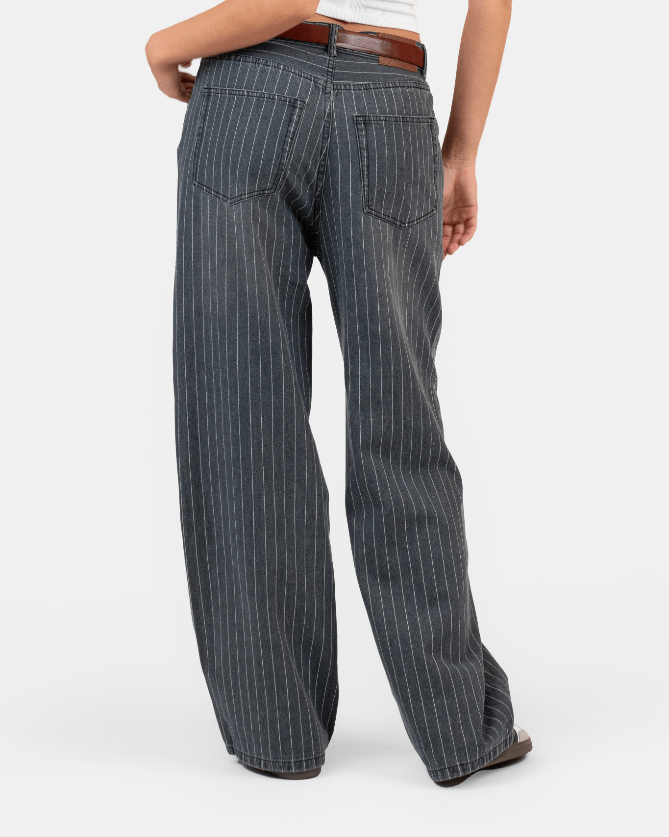 Baggy Denim Jeans Washed Pinstripe | Skagen - clothing.dk