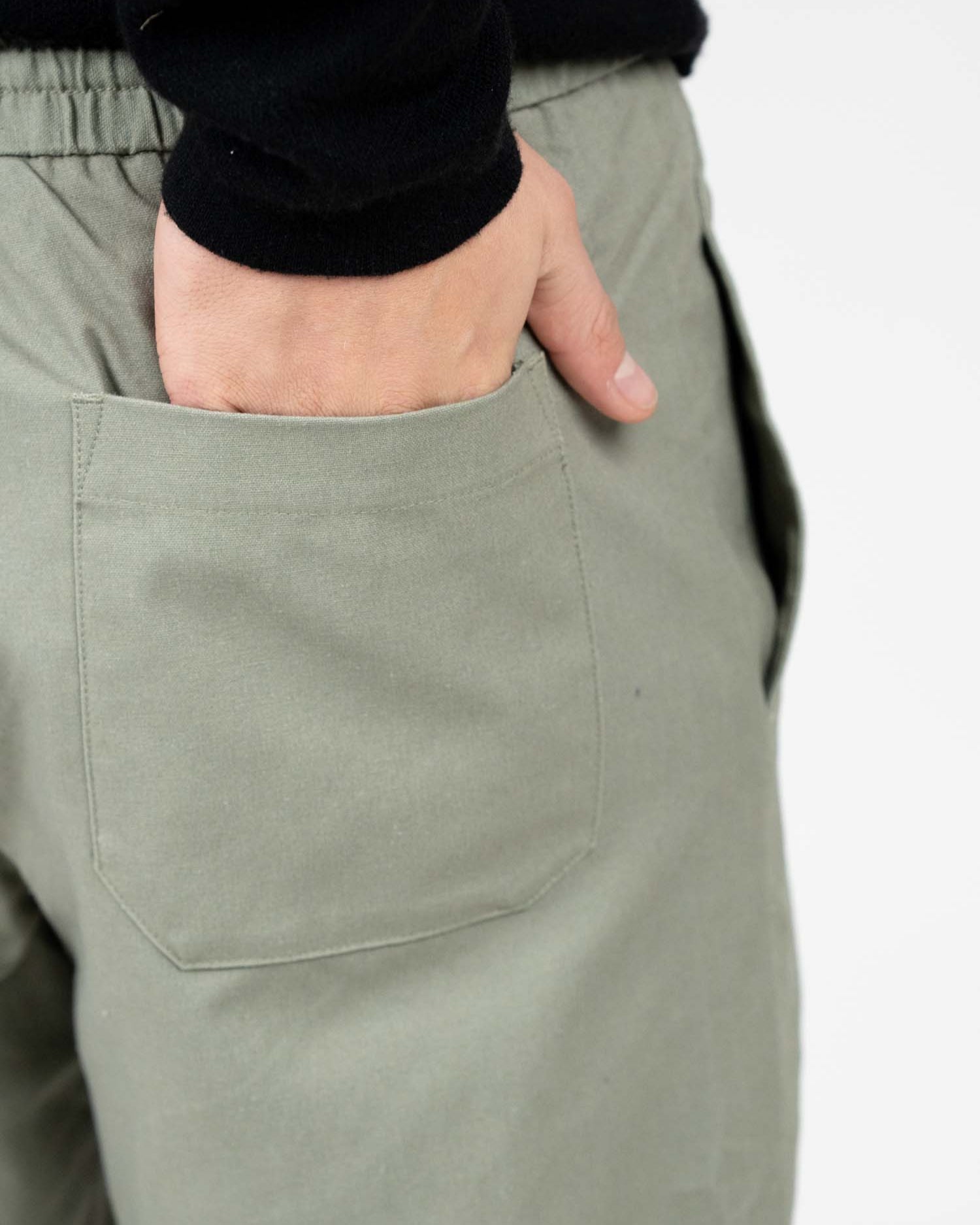 Heavyweight Hørbukser Army | Skagen - clothing.dk