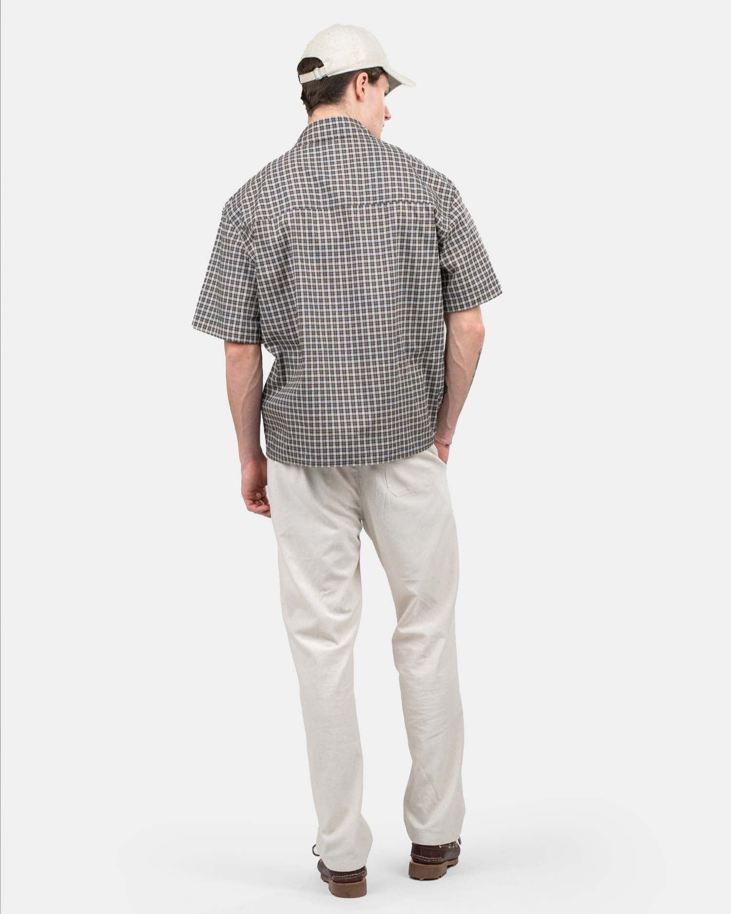 Heavyweight Hørbukser Beige | Skagen - clothing.dk