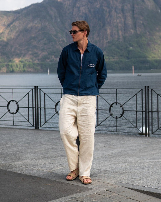 Linen Jacket Navy