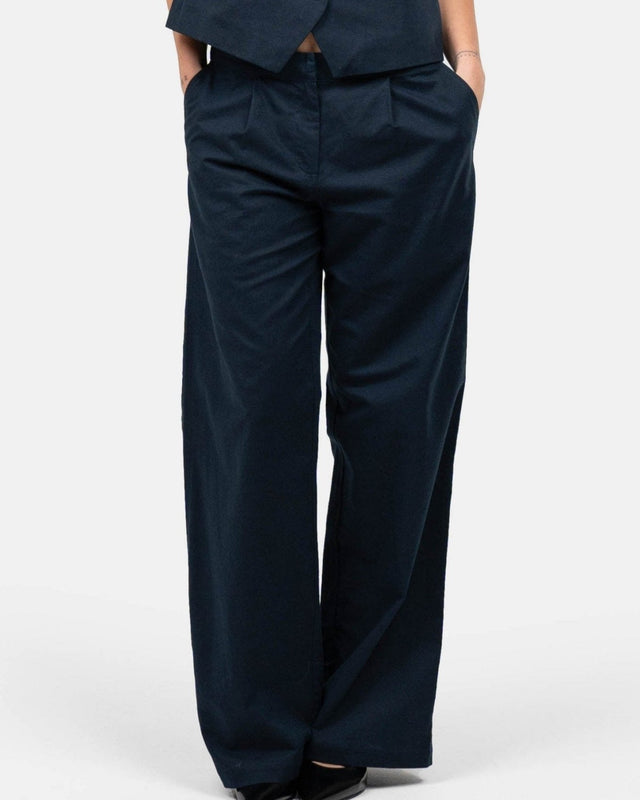 Hør Suitpants Navy |  Skagen-clothing.dk