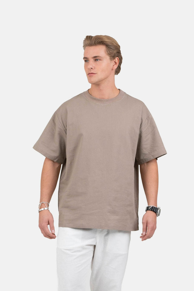 Hør T-shirt Mokka |  Skagen-clothing.dk