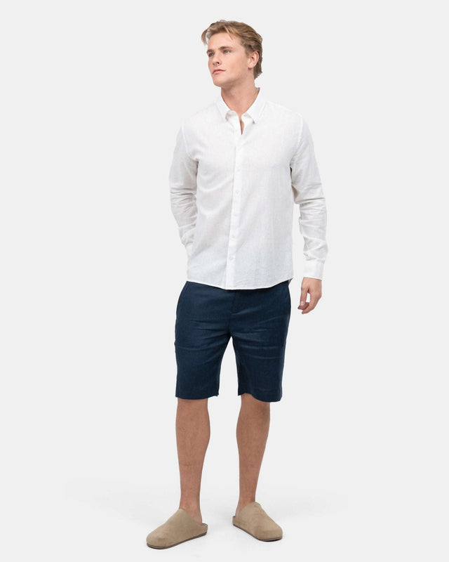 Hørshorts Navy |  Skagen-clothing.dk