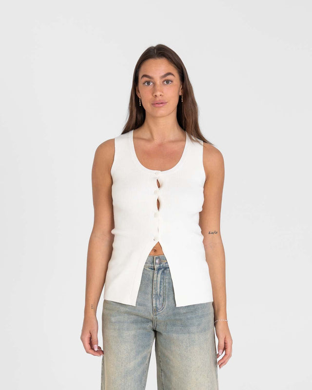 Knit Top White