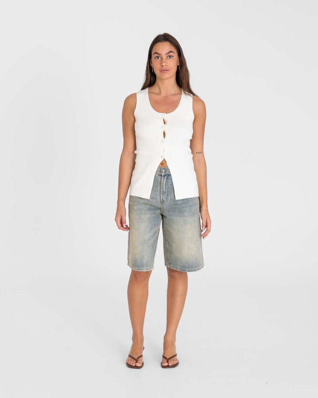 Knit Top White