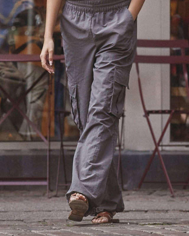 Laila x SC Collab: Cargo Pants Grey |  Skagen-clothing.dk