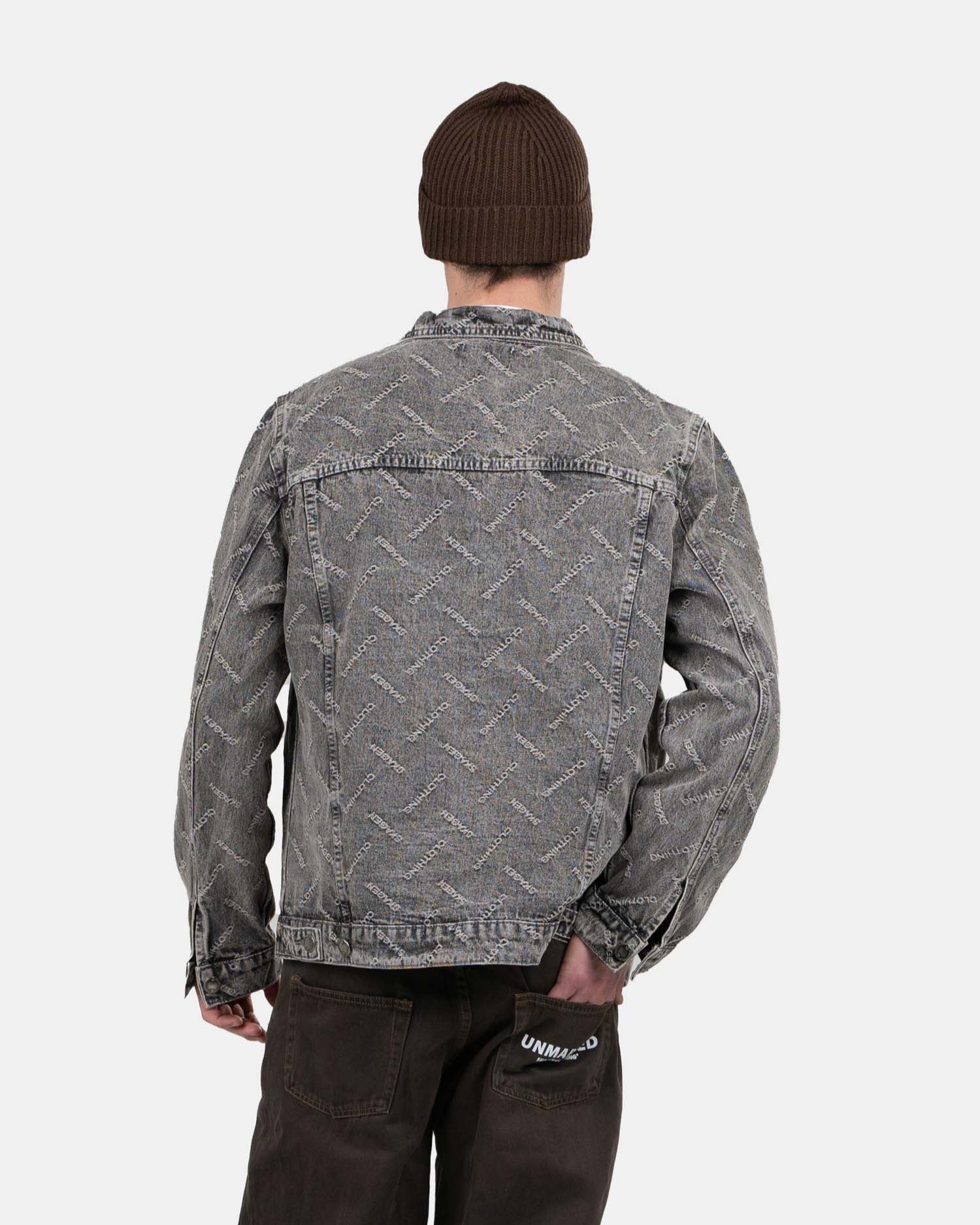Monogram Denim Jacket Washed Grey | Skagen - clothing.dk