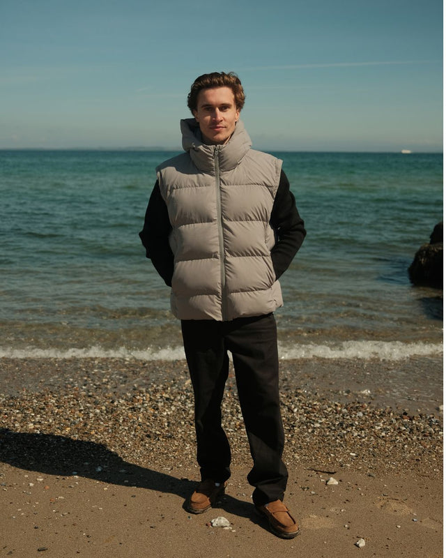 Puffer Jacket/Vest Grå | Skagen - clothing.dk