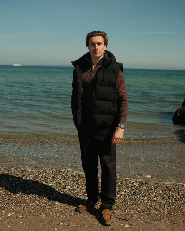Puffer Jacket/Vest Sort | Skagen - clothing.dk