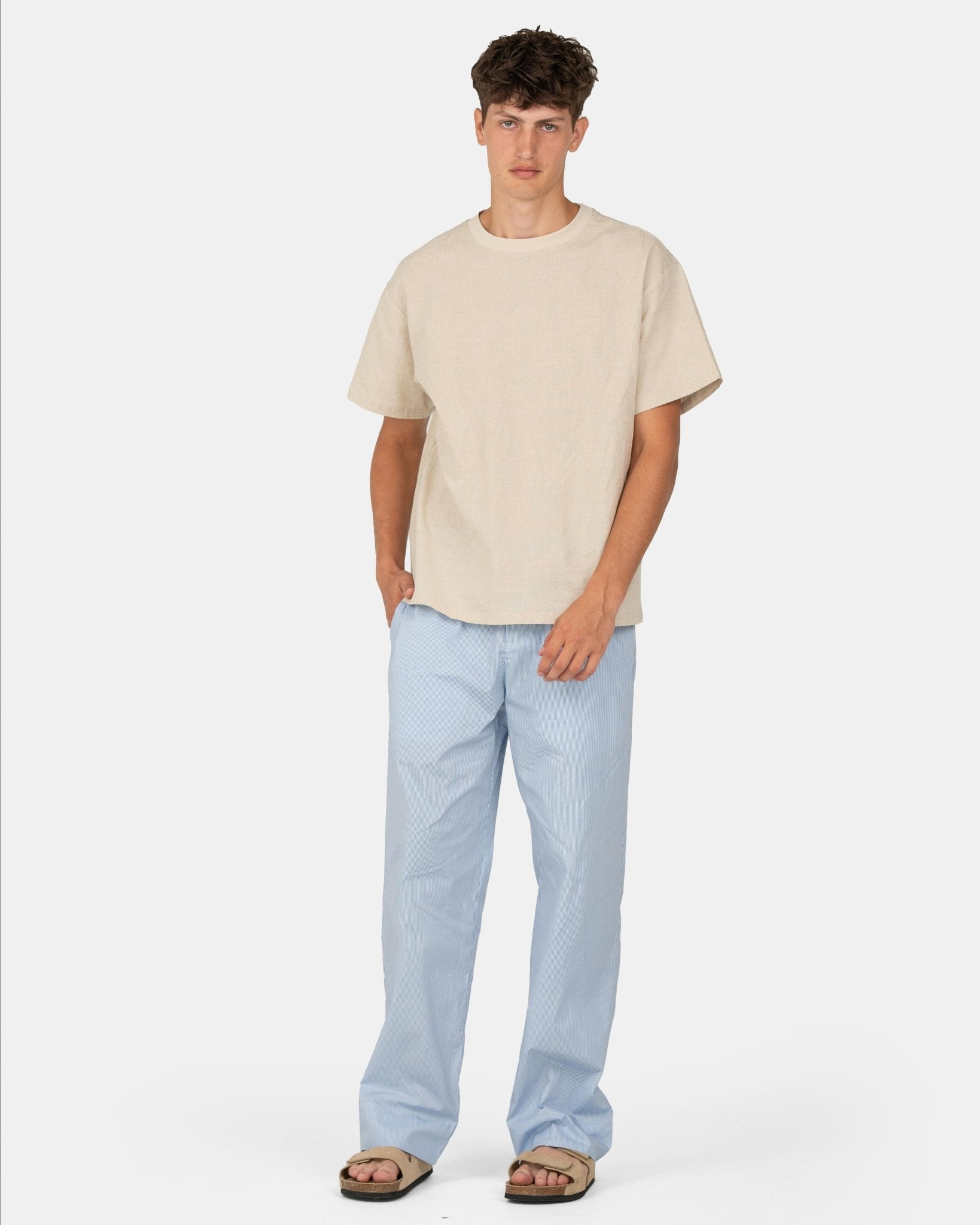 Pyjamas Pants Blå stribet | Skagen - clothing.dk
