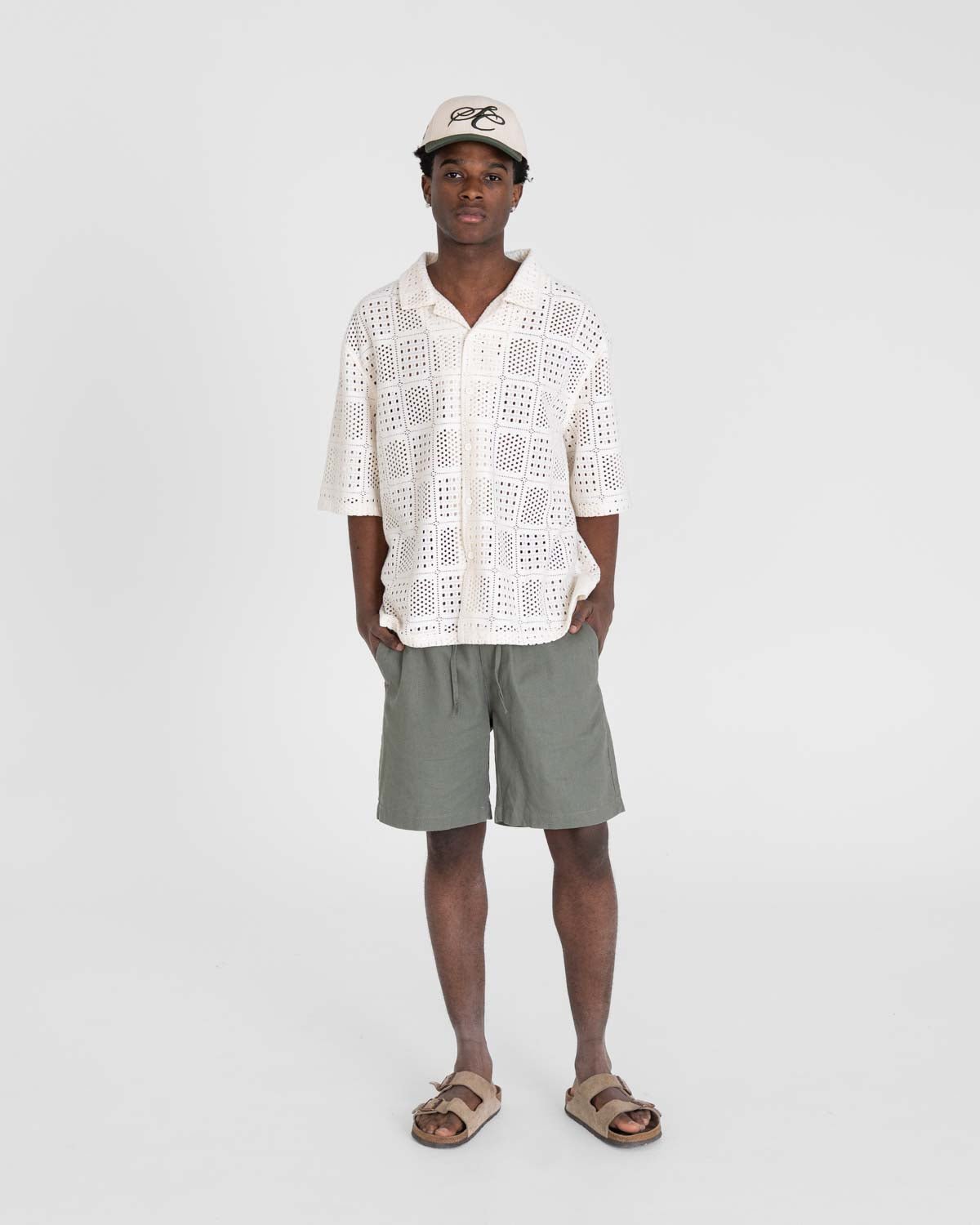 Strikkede skjorte Hvid | Skagen - clothing.dk