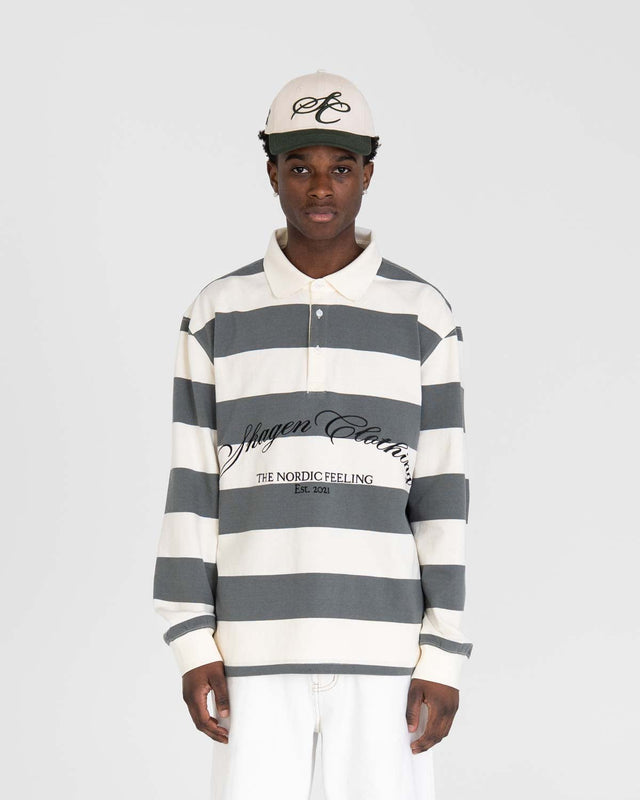 Striped Polo Shirt Grøn