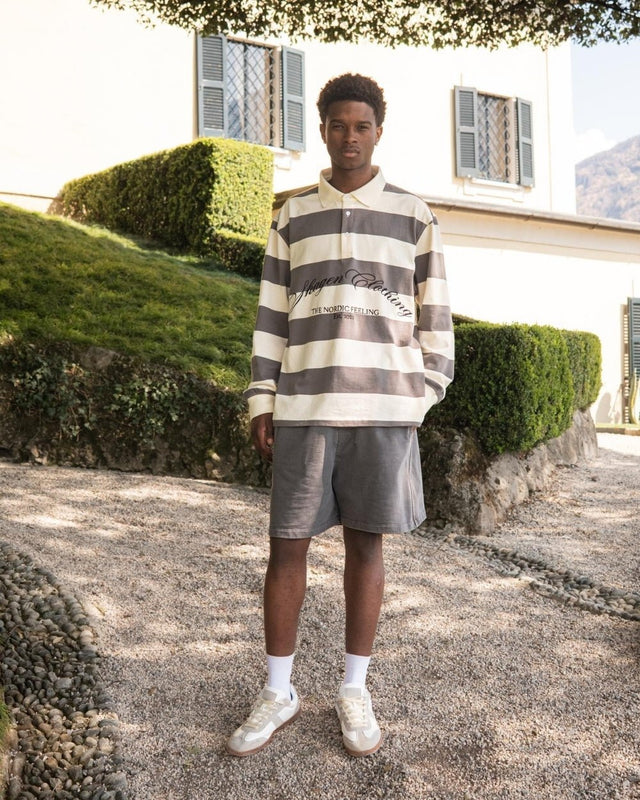 Striped Polo Shirt Grøn