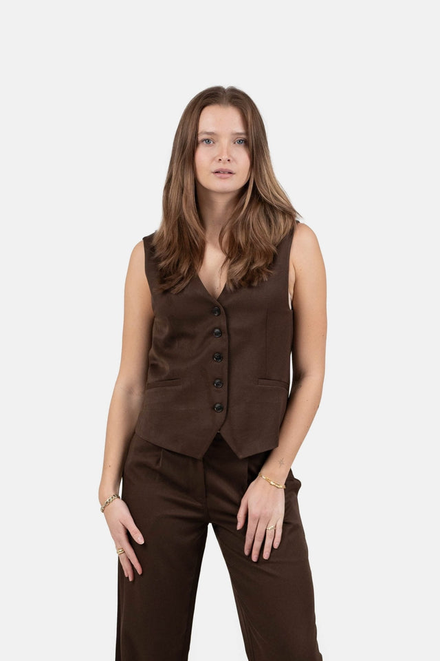 Suitvest Brun |  Skagen-clothing.dk