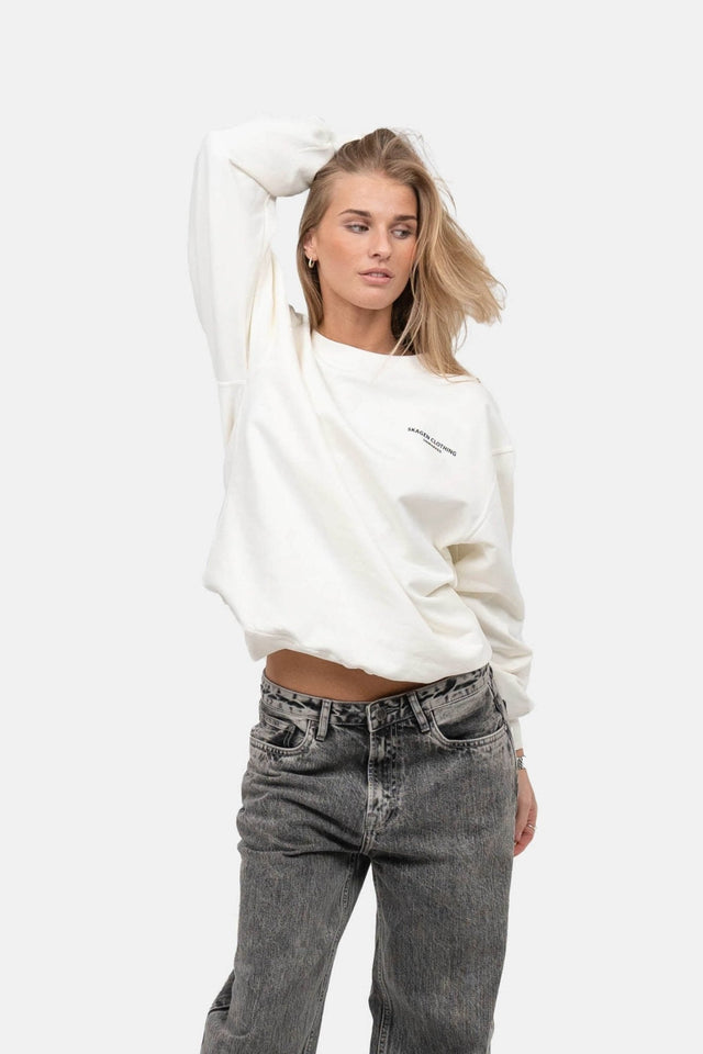 UNMARKED Sweatshirt Hvid |  Skagen-clothing.dk