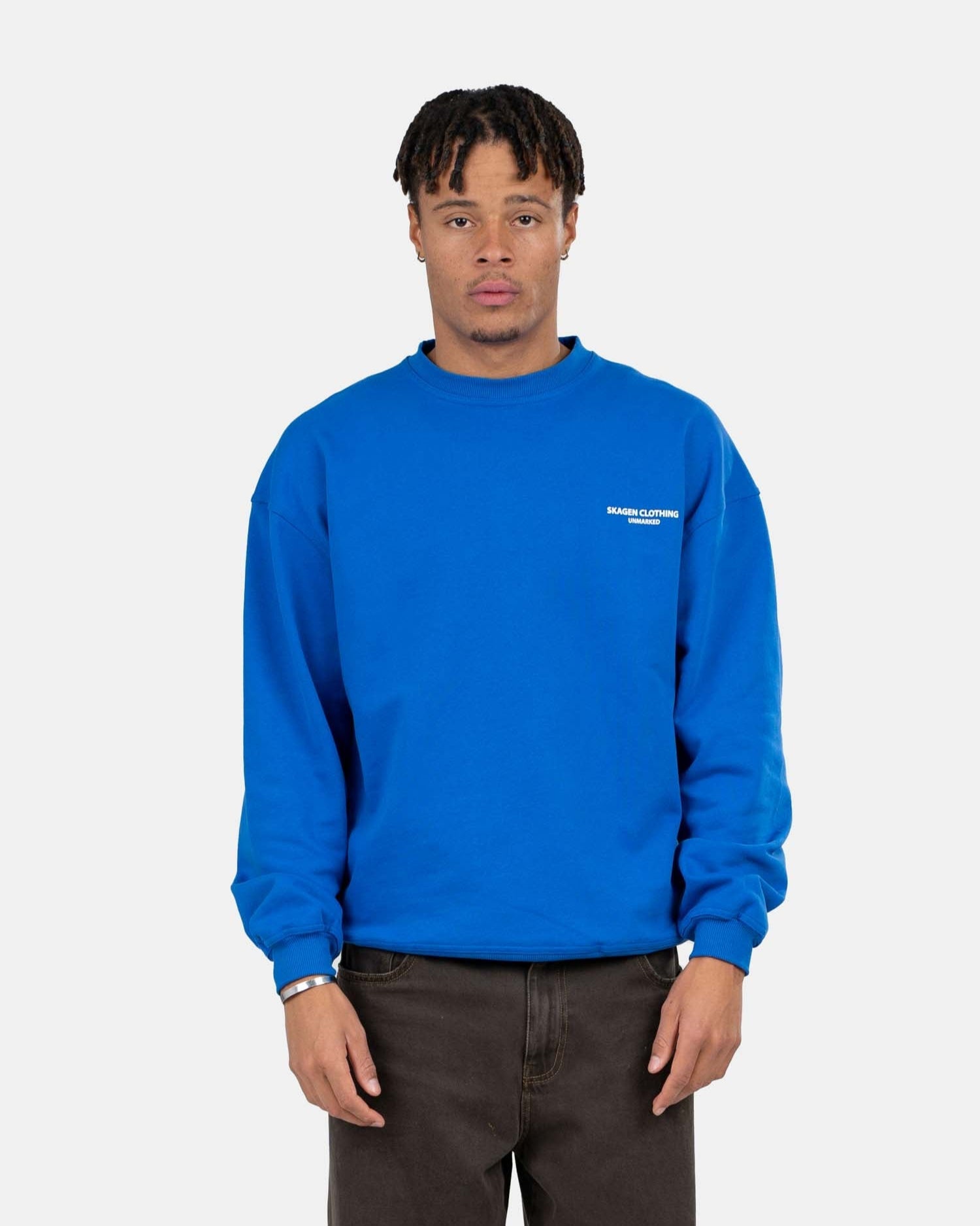 UNMARKED Sweatshirt Royal Blue | Skagen - clothing.dk