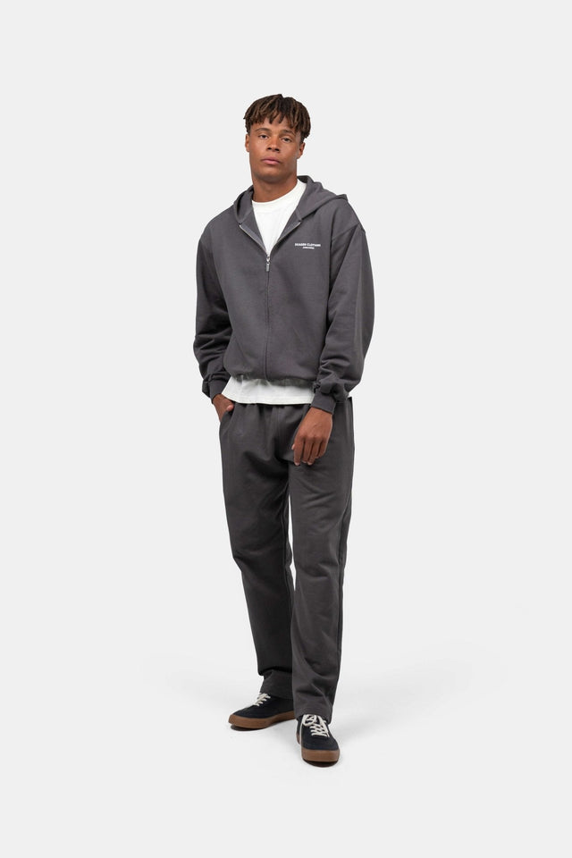 UNMARKED Zip-Hoodie Mørkegrå |  Skagen-clothing.dk