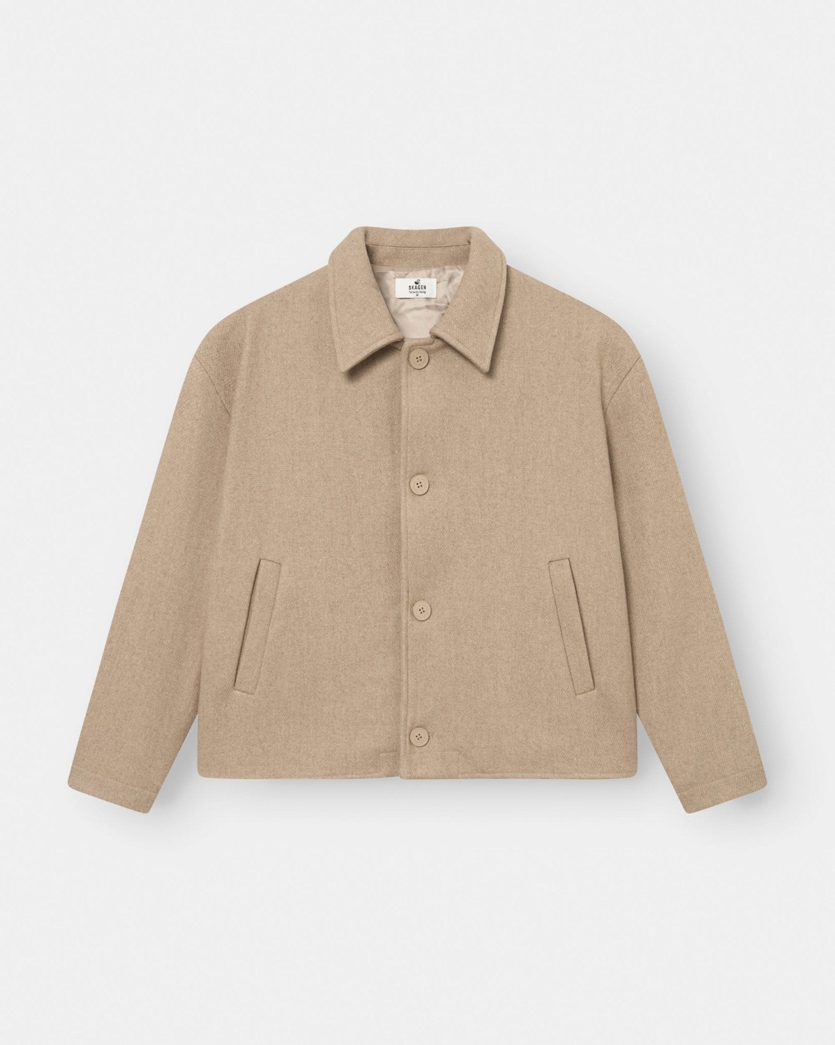 Wool Look Jacket | Skagen - clothing.dk