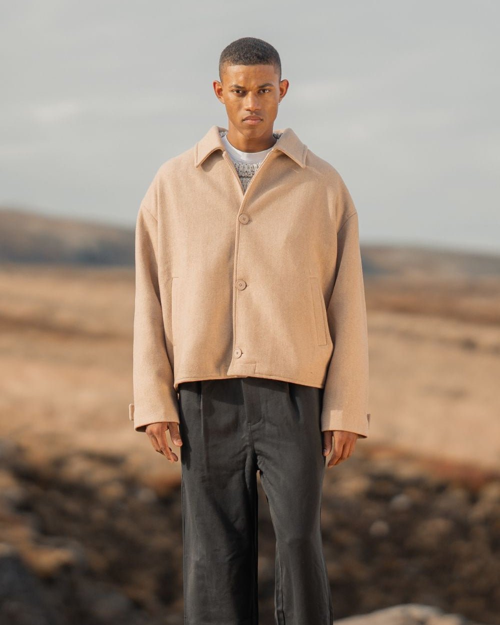 Wool Look Jacket | Skagen - clothing.dk